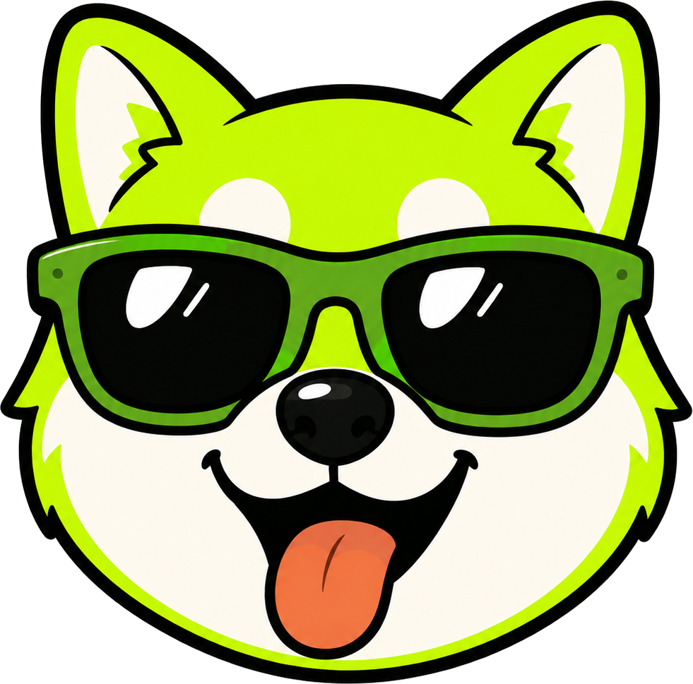 IDOGU mascot sniffing